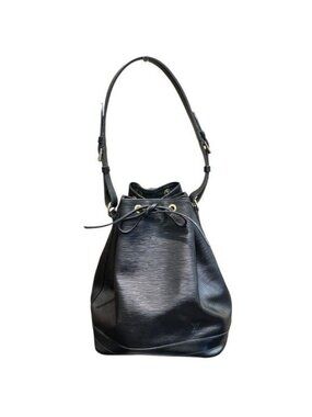 Louis Vuitton Epi Noe Drawstring Noir Black Shoulder Bag Tote